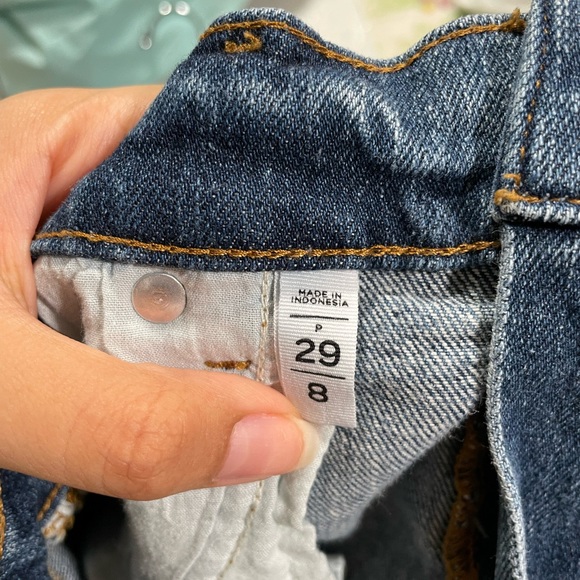 Loft Distressed High Rise Shorts Size 8 - Picture 5 of 5